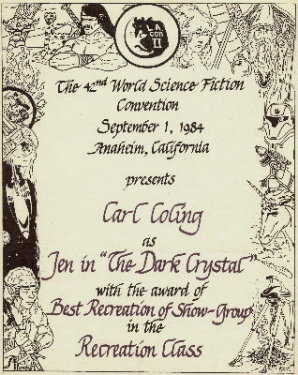 Masquerade Certificate